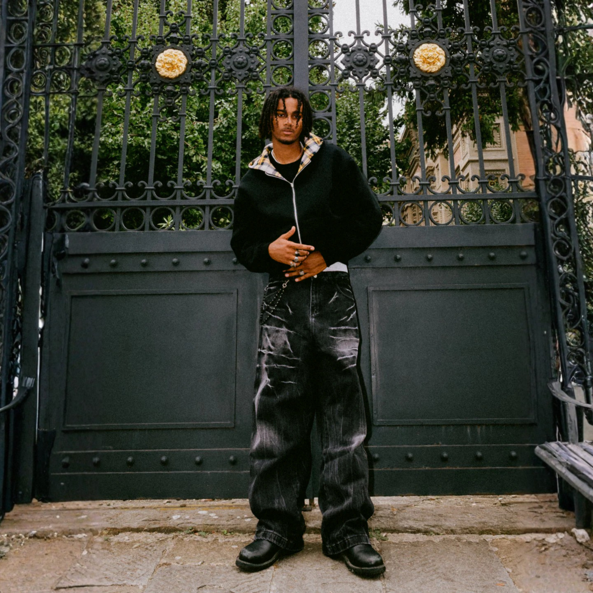 Double Face Zip Hoodie