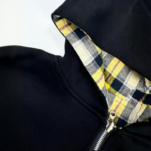 Double Face Zip Hoodie