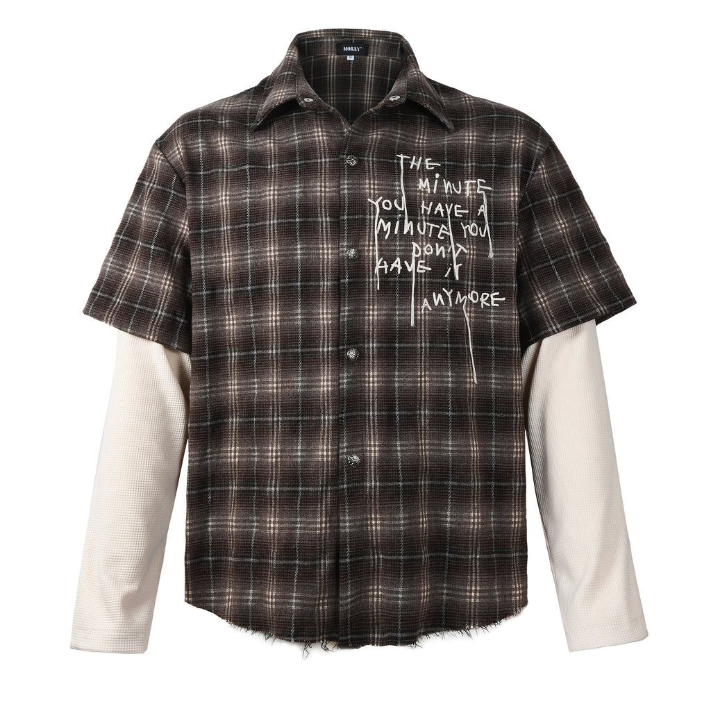 Time Is Gone Plaid Shirt