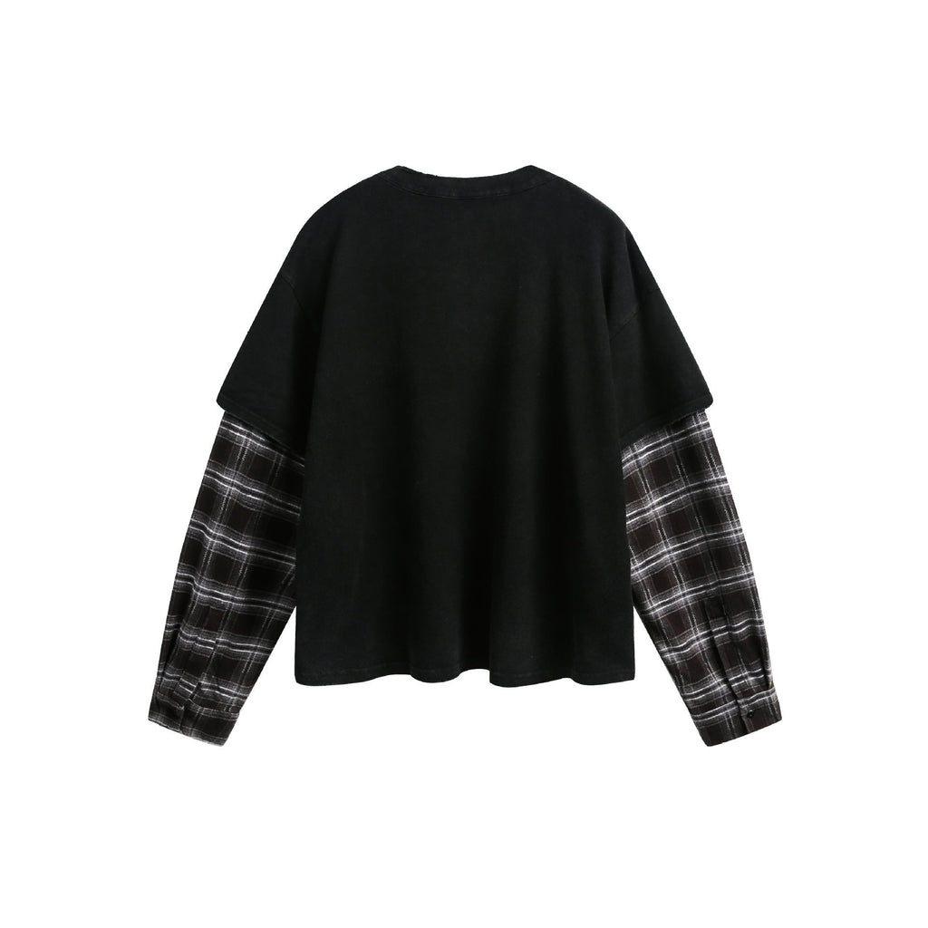Black Checkers Long Sleeve