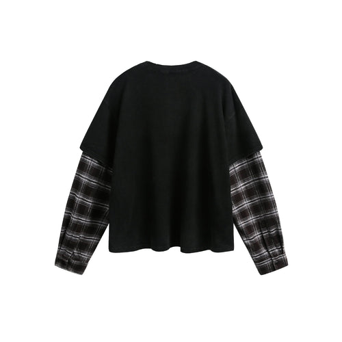 Black Checkers Long Sleeve