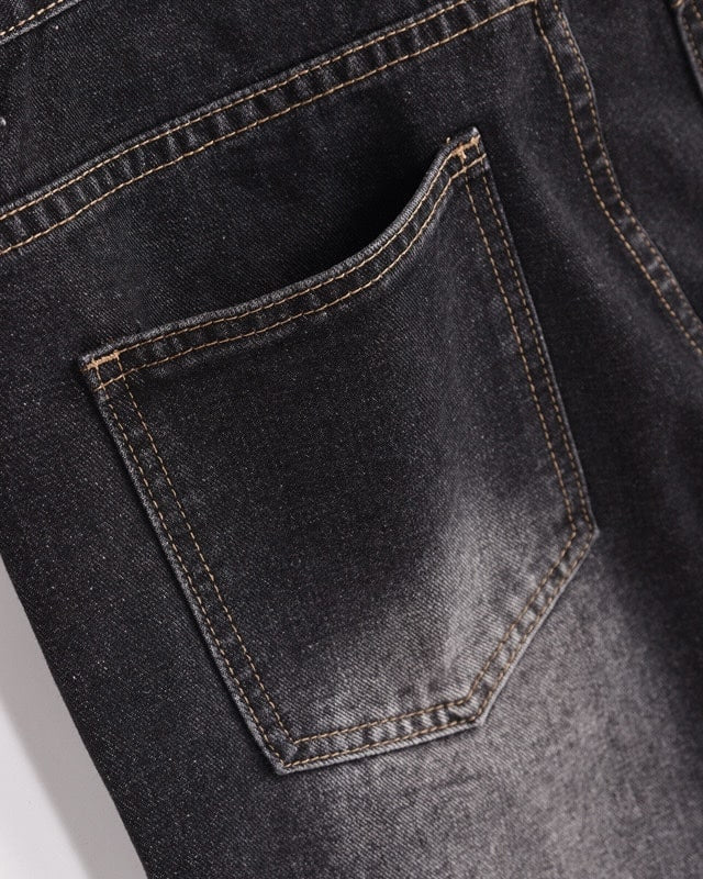 Black Line Flare Jeans