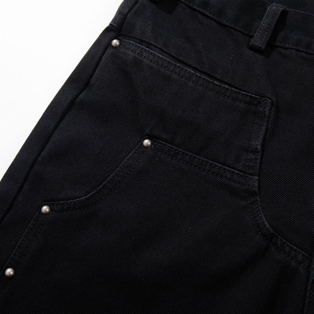 Black Rivet Baggy Jeans