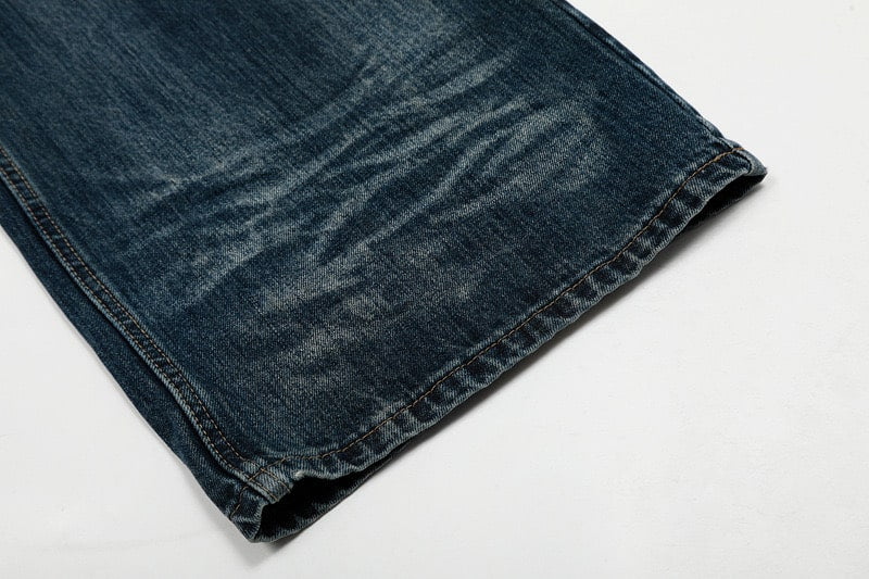 Blue Navy Baggy Jeans