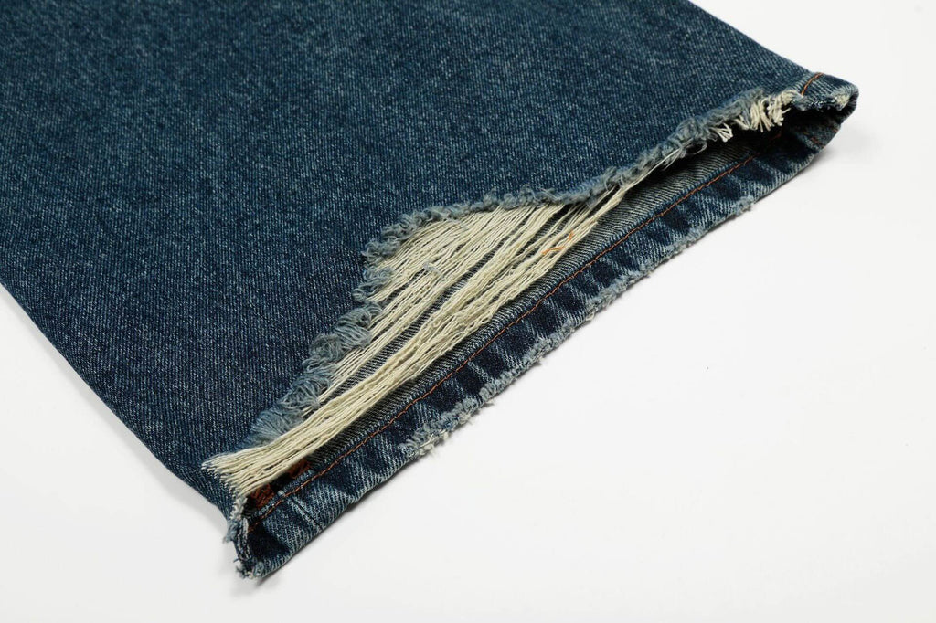 Blue Shot Baggy Jeans