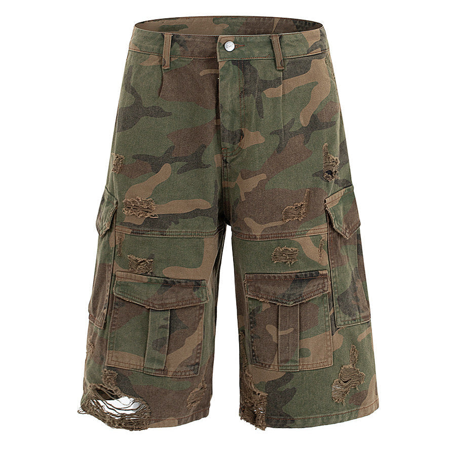 Camo Shorts Jeans