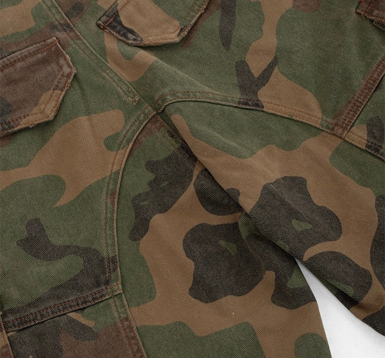 Camo Shorts Jeans