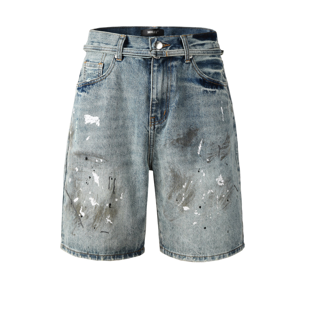 Grunge Paint Shorts