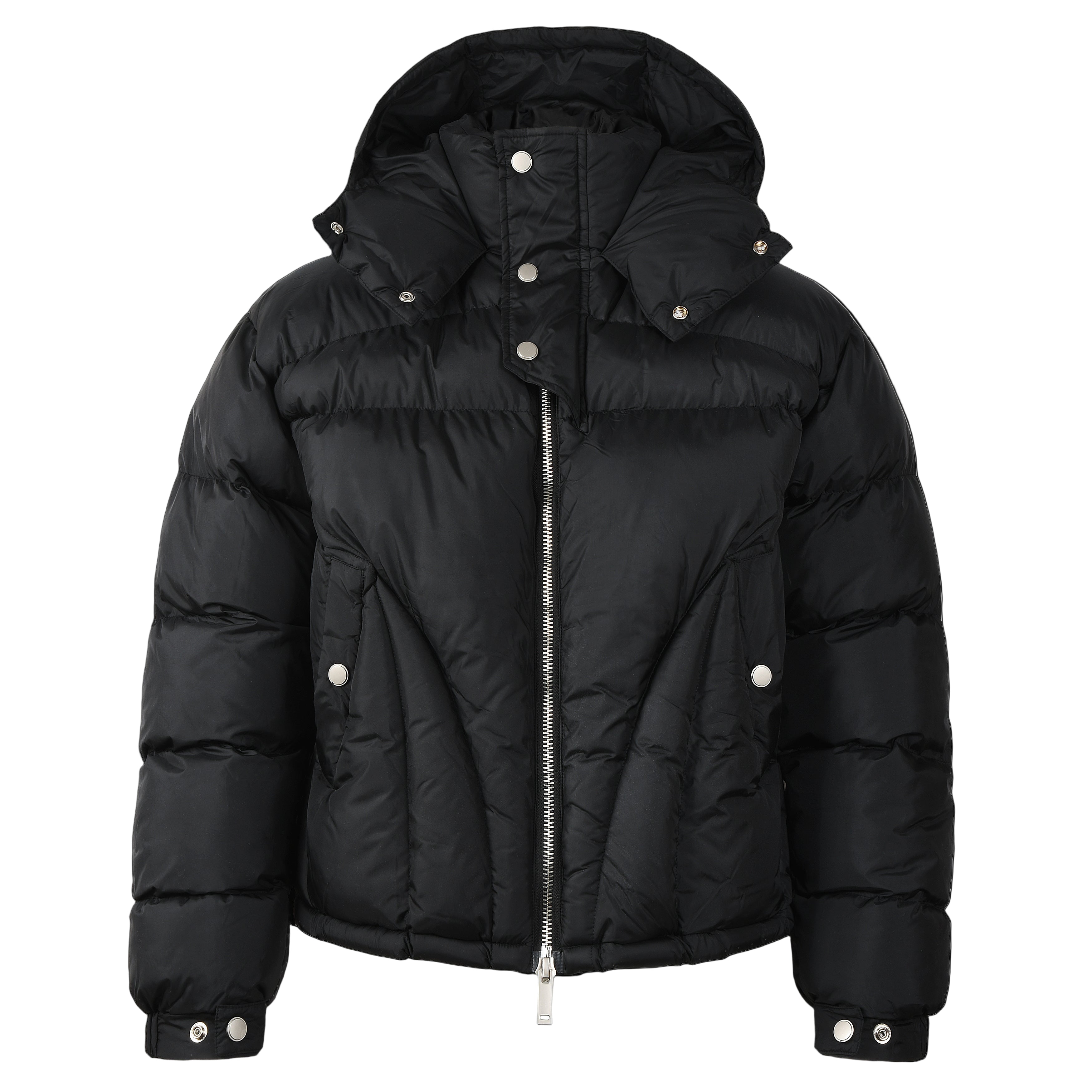 CROPPED PUFFER BLACK