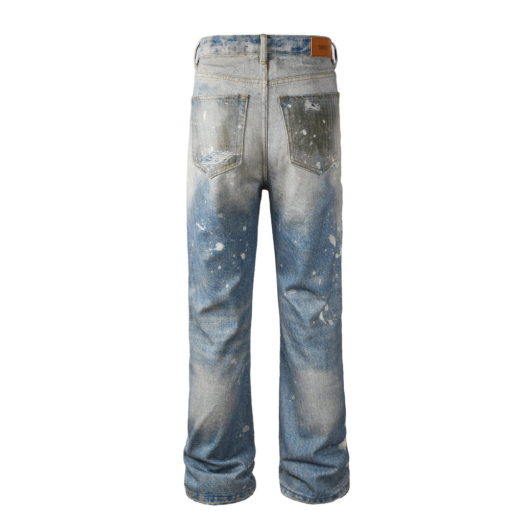 Neutral Distress Denim