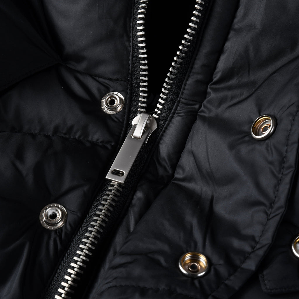 CROPPED PUFFER BLACK