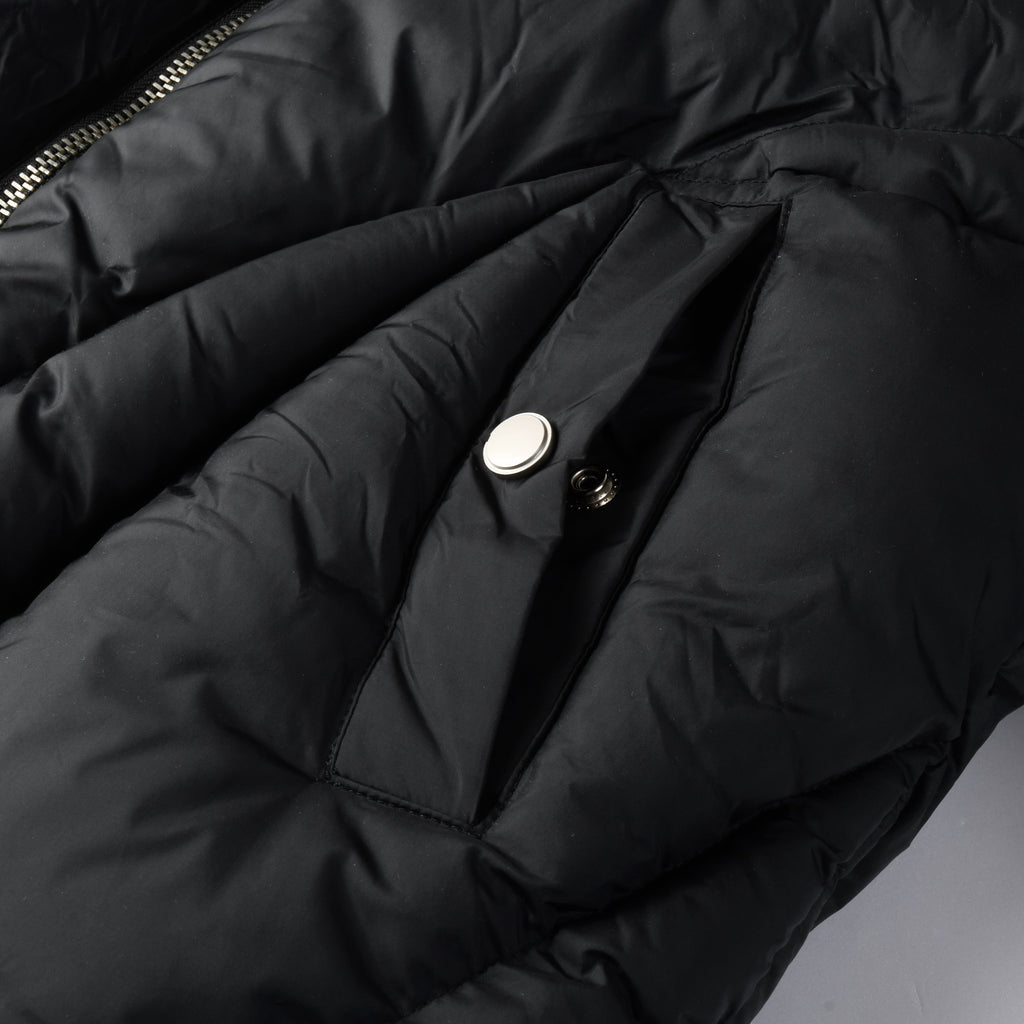 CROPPED PUFFER BLACK