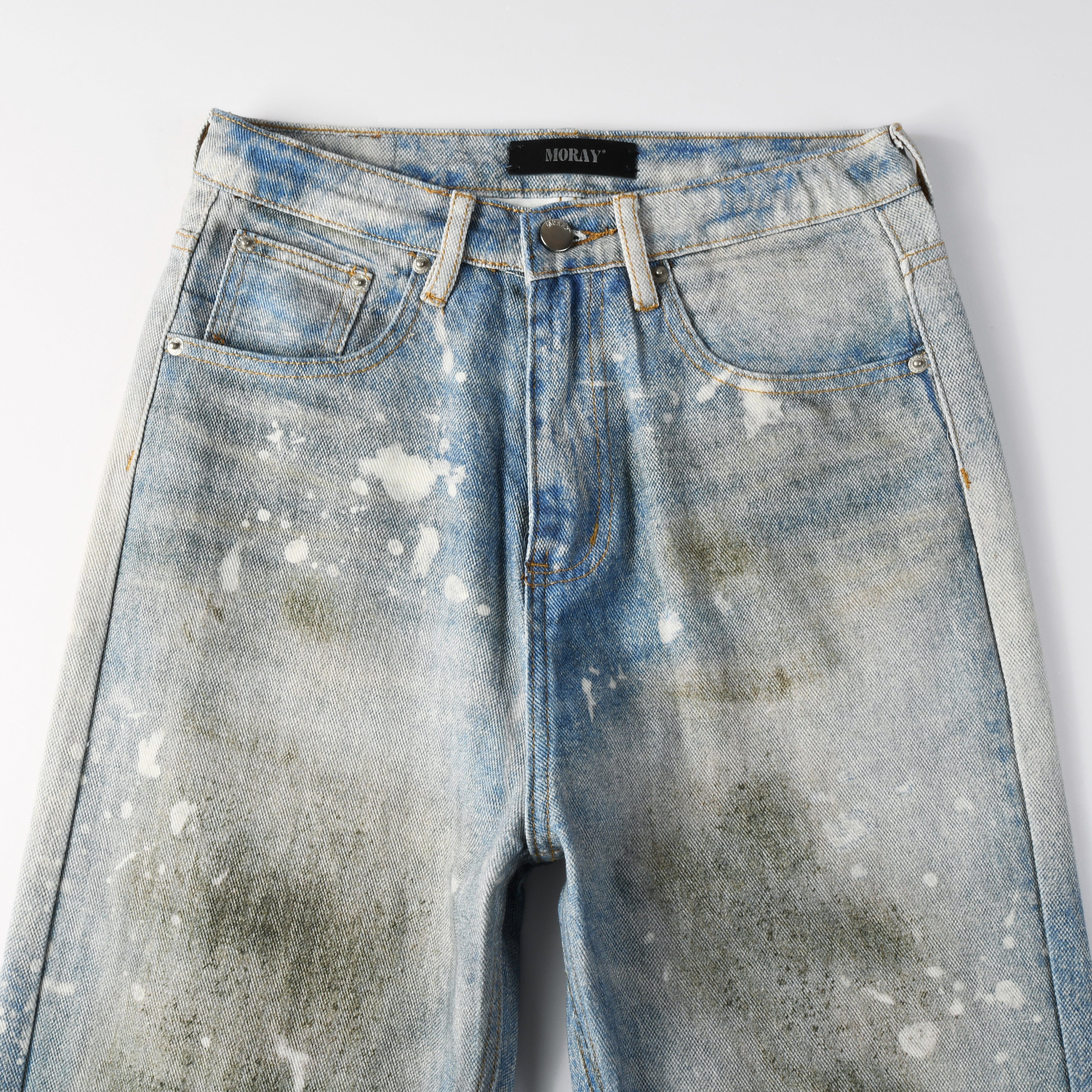 Neutral Distress Denim