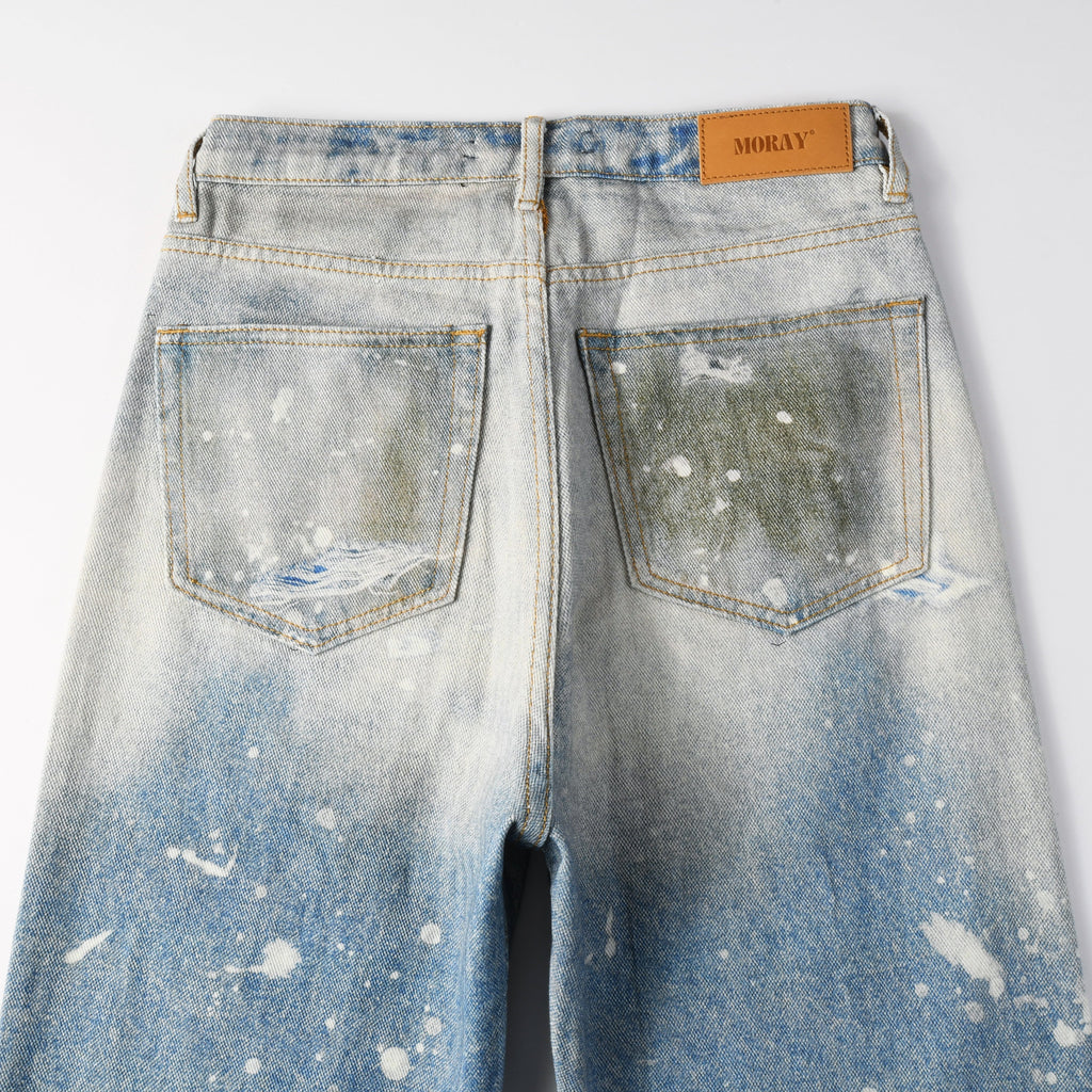 Neutral Distress Denim