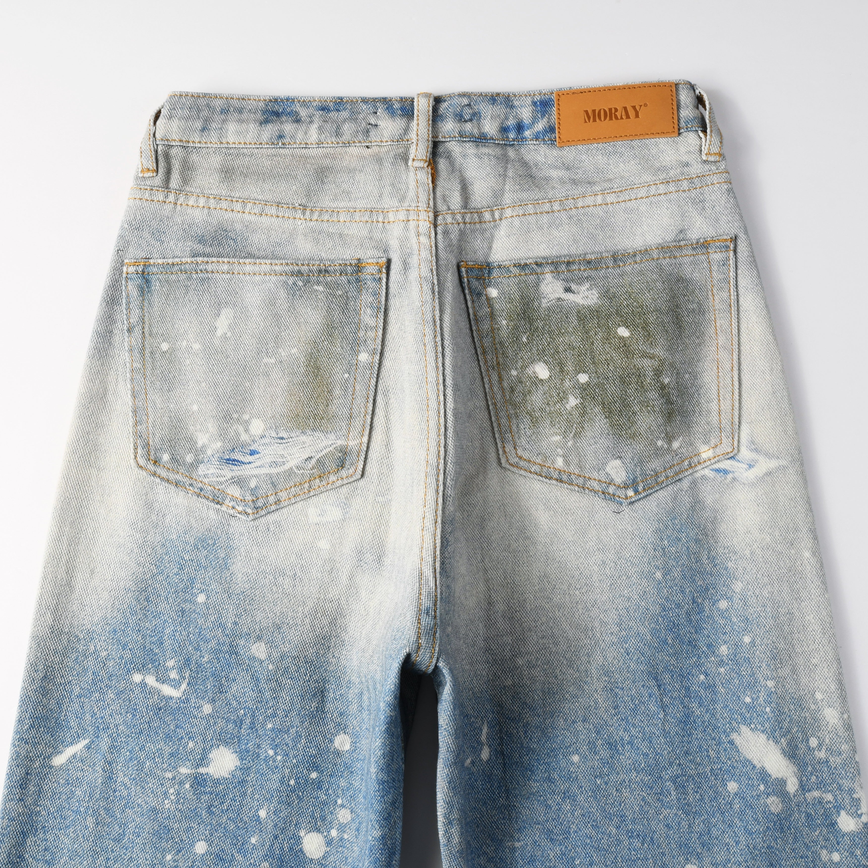 Neutral Distress Denim