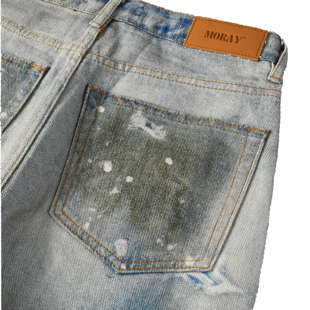 Neutral Distress Denim