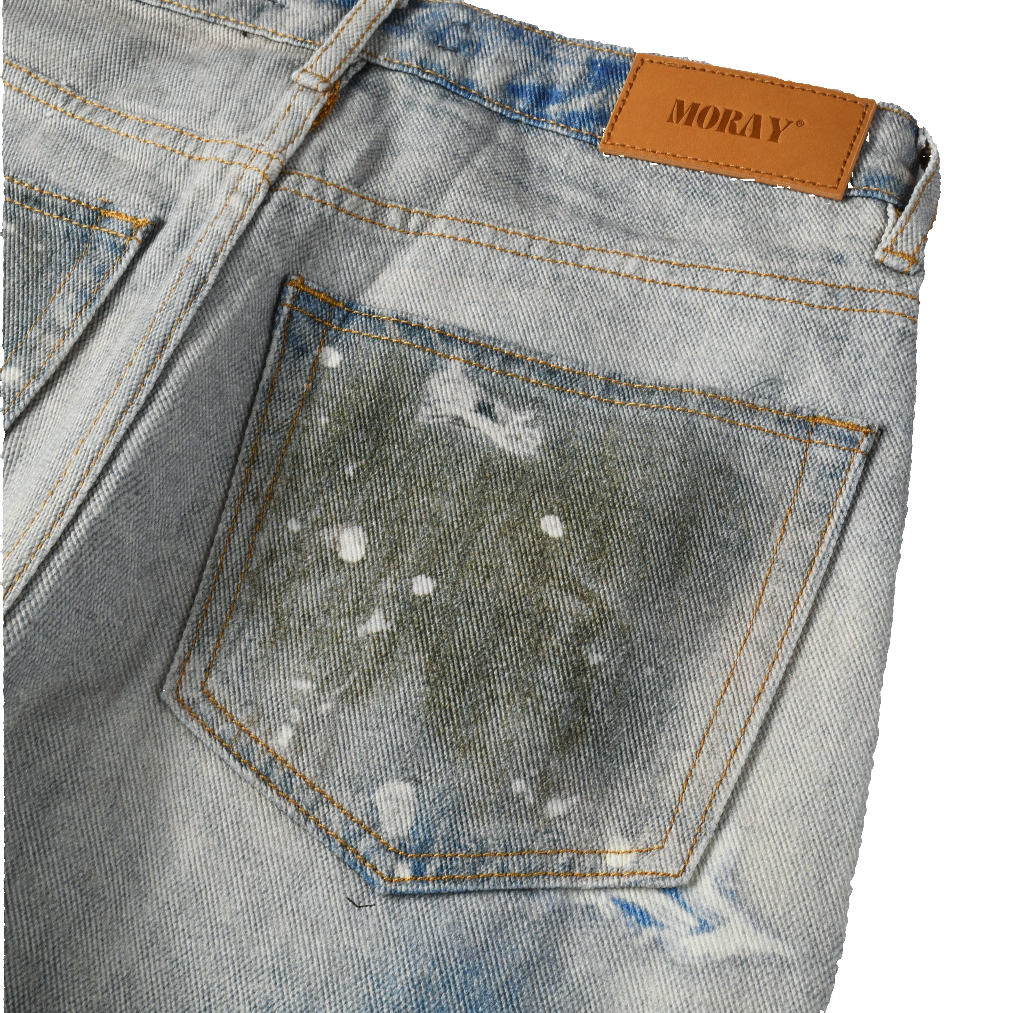 Neutral Distress Denim