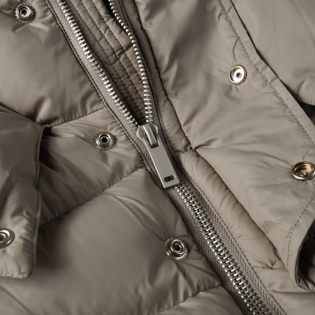 CROPPED PUFFER BEIGE