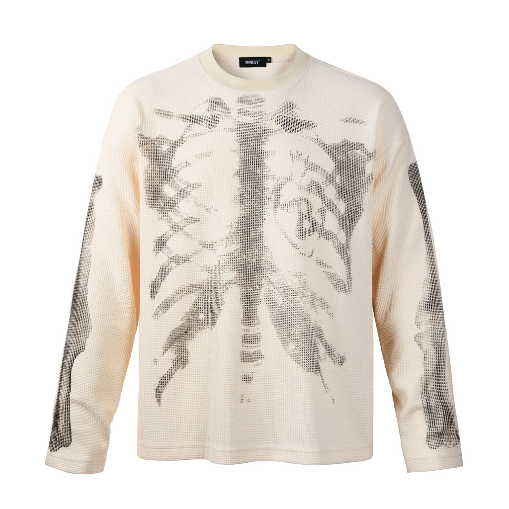 Skeleton Longsleeve - Whitesand