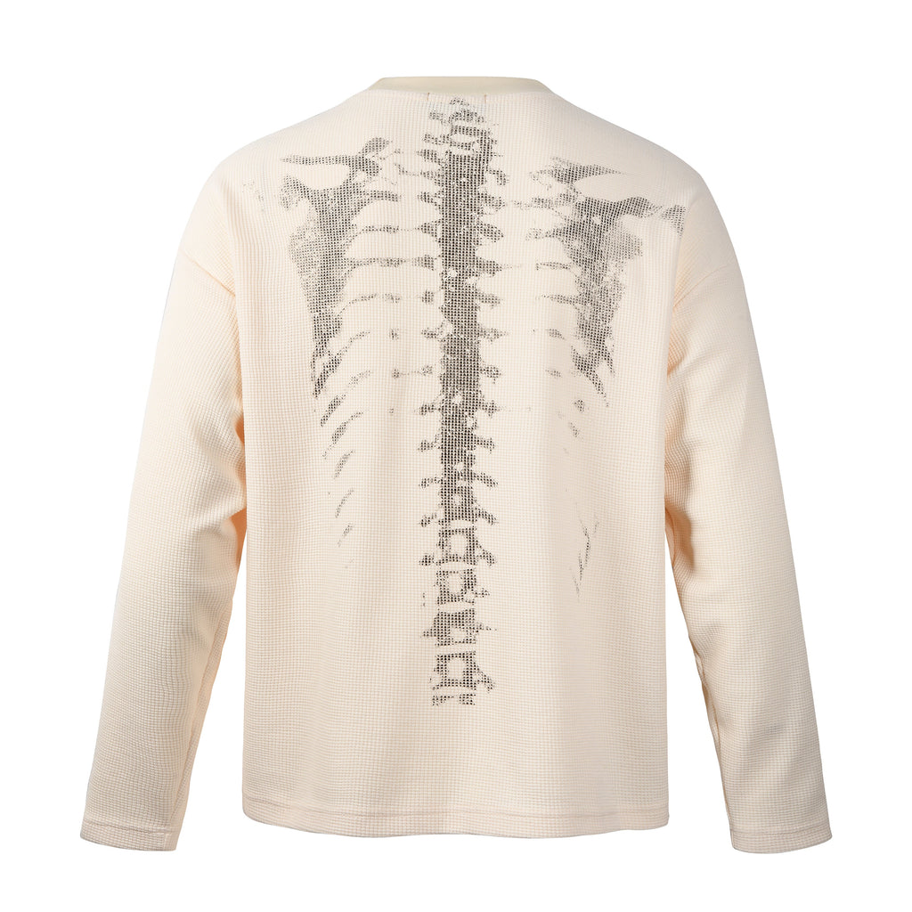 Skeleton Longsleeve - Whitesand