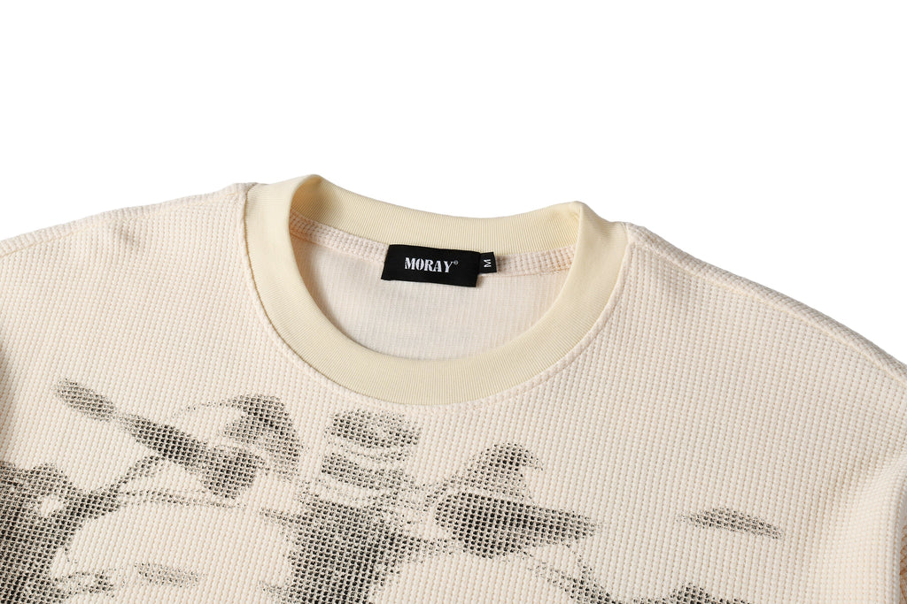 Skeleton Longsleeve - Whitesand