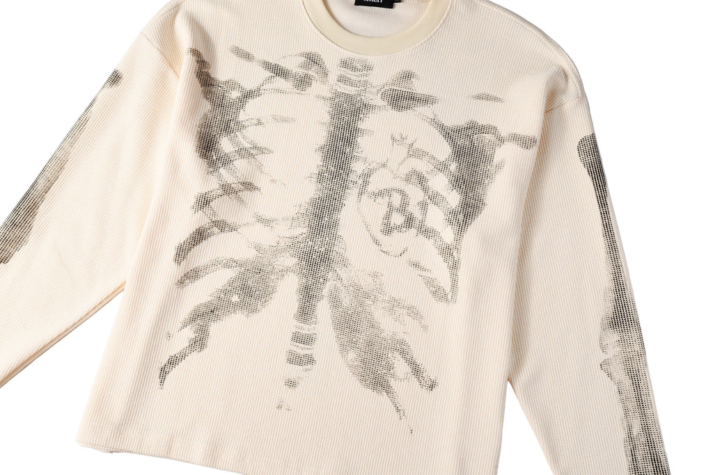 Skeleton Longsleeve - Whitesand