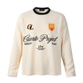 Vintage Varsity Longsleeve - Whitesand