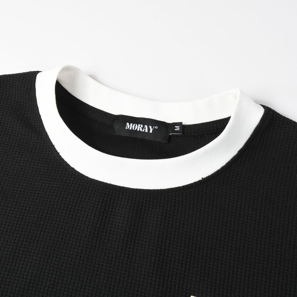 Vintage Varsity Longsleeve – Black