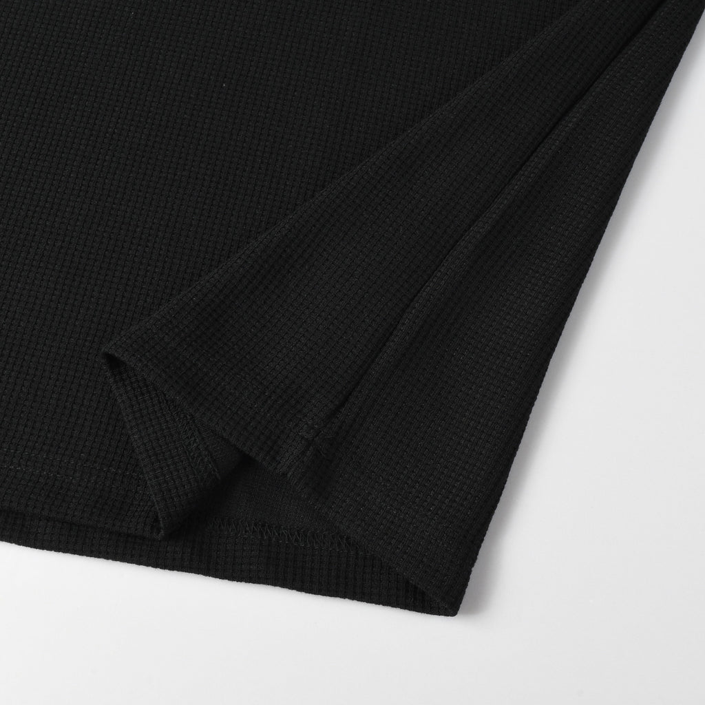 Vintage Varsity Longsleeve – Black