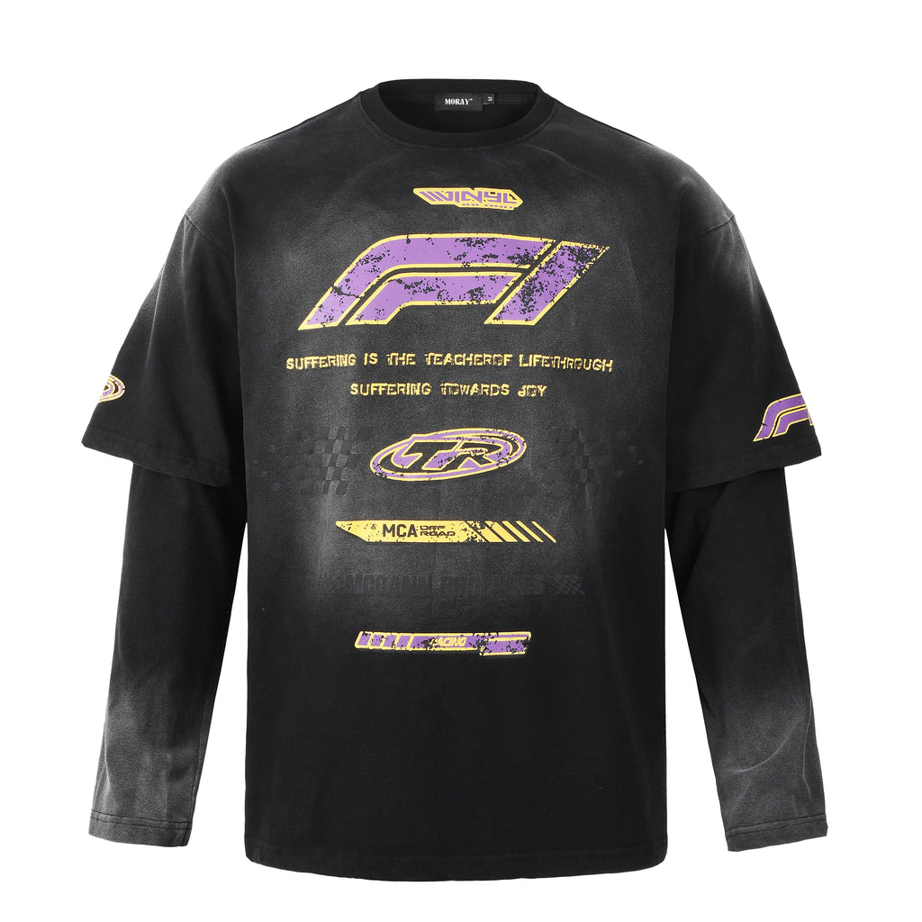 F1 LONGSLEEVE - BLACK