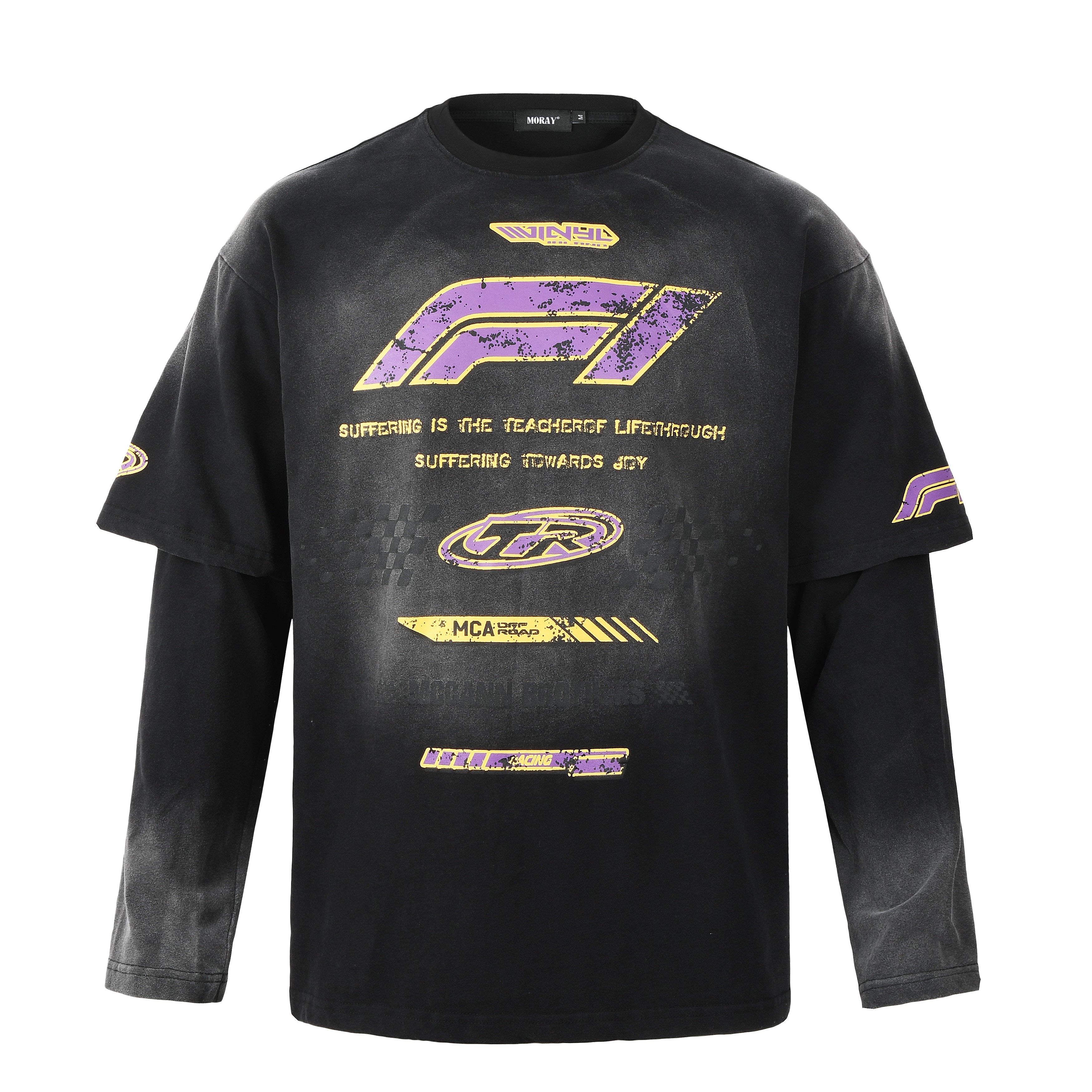 F1 LONGSLEEVE - BLACK