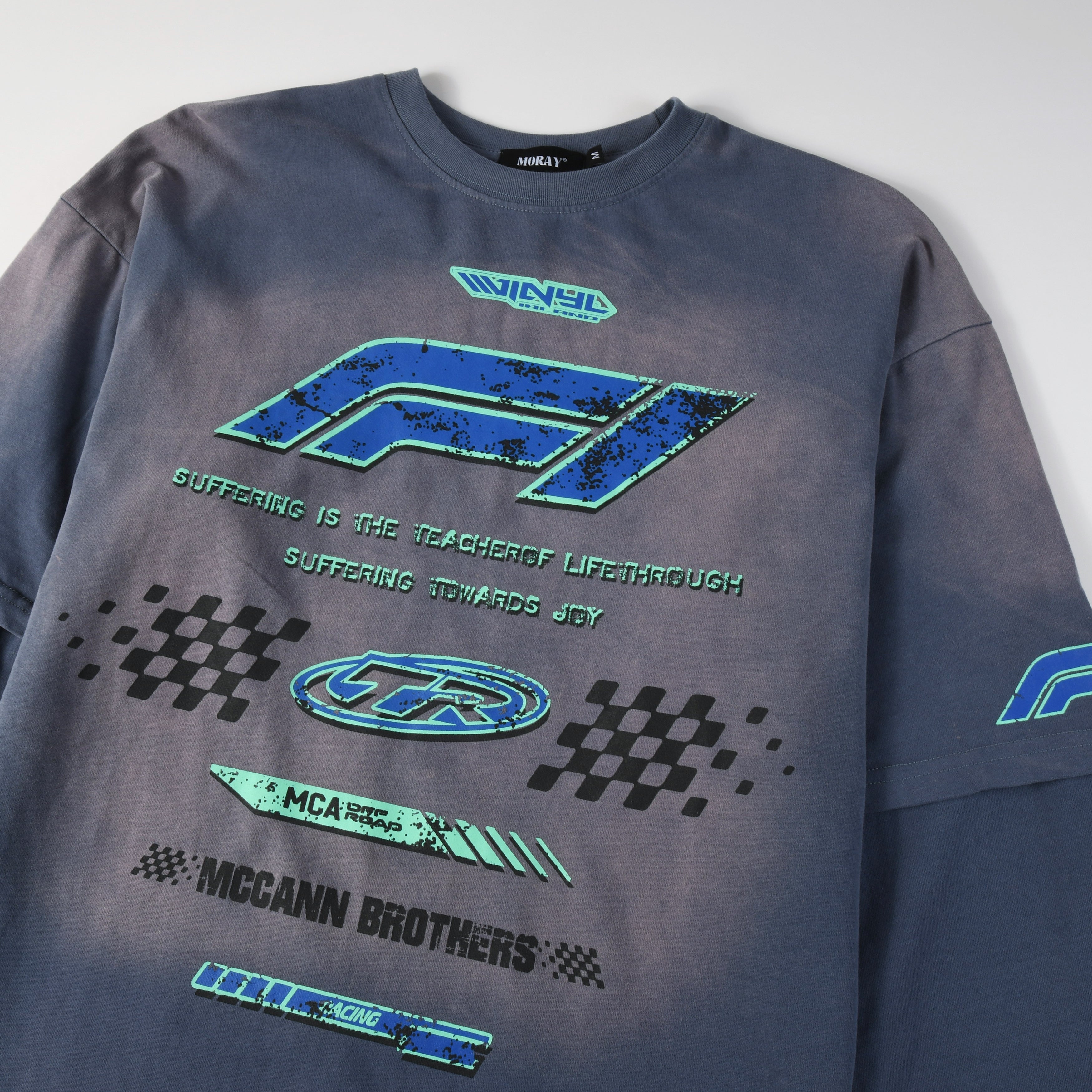 F1 LONGSLEEVE - NAVY BLEU