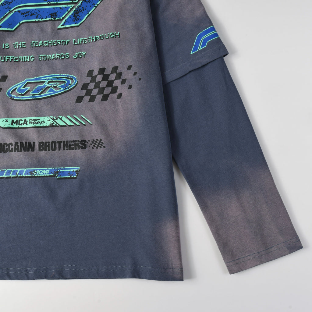 F1 LONGSLEEVE - NAVY BLEU