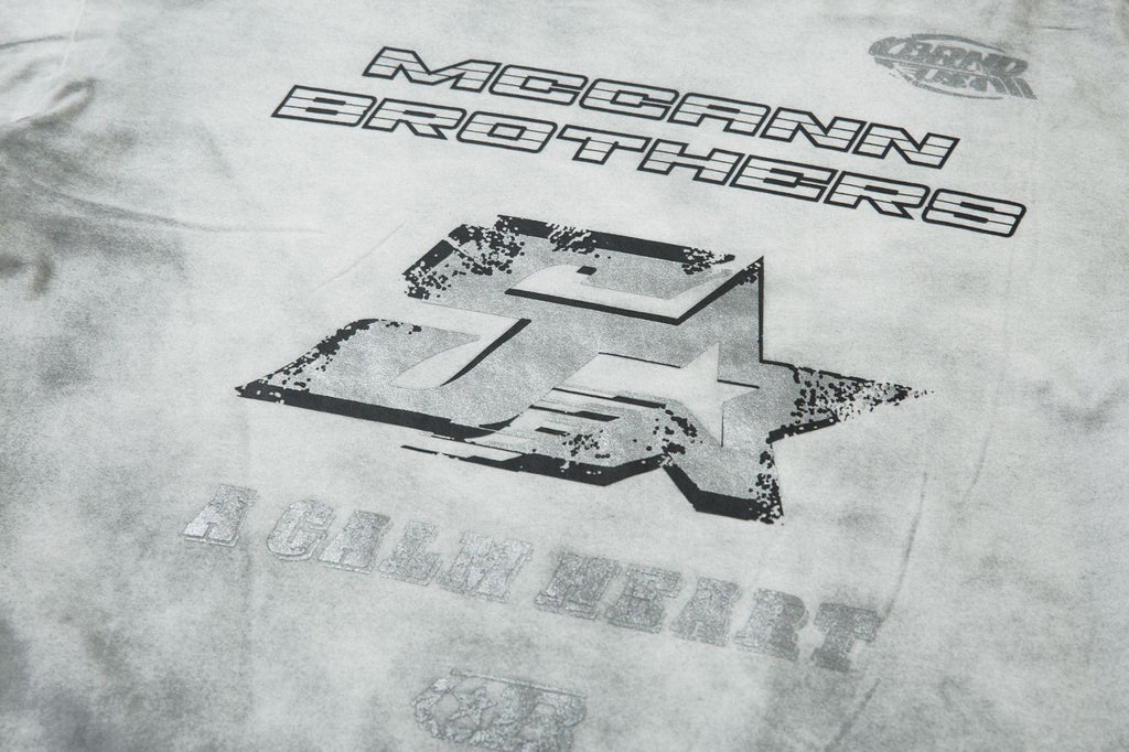 White Dirty Long Sleeve Tee