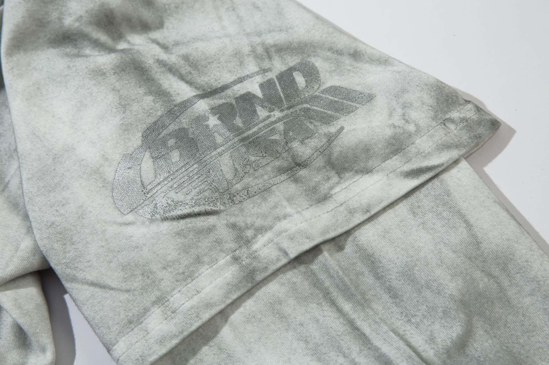 White Dirty Long Sleeve Tee