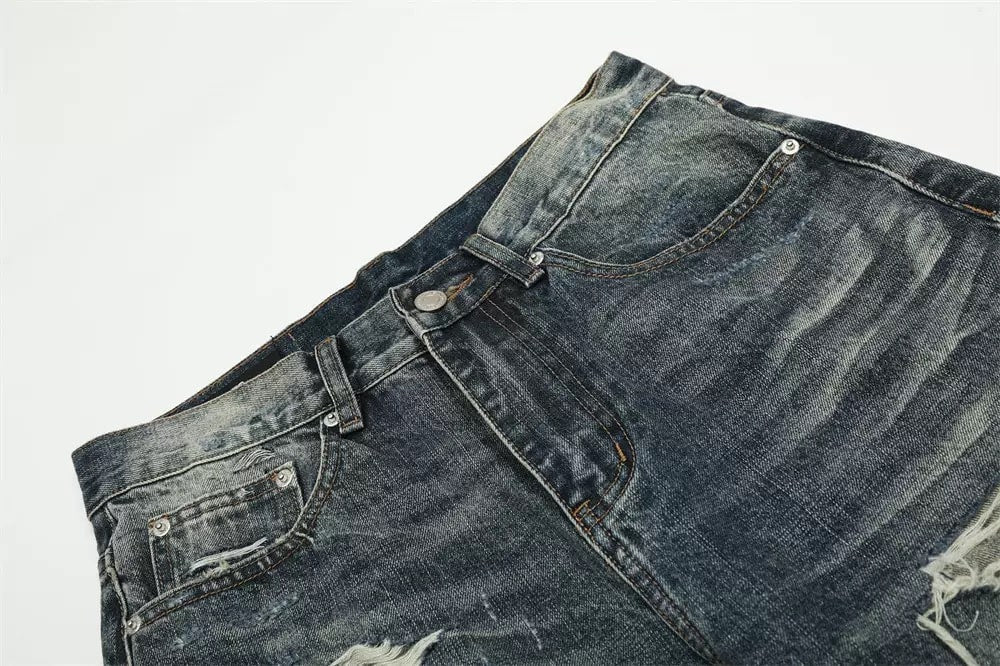 Fracture Baggy Jeans