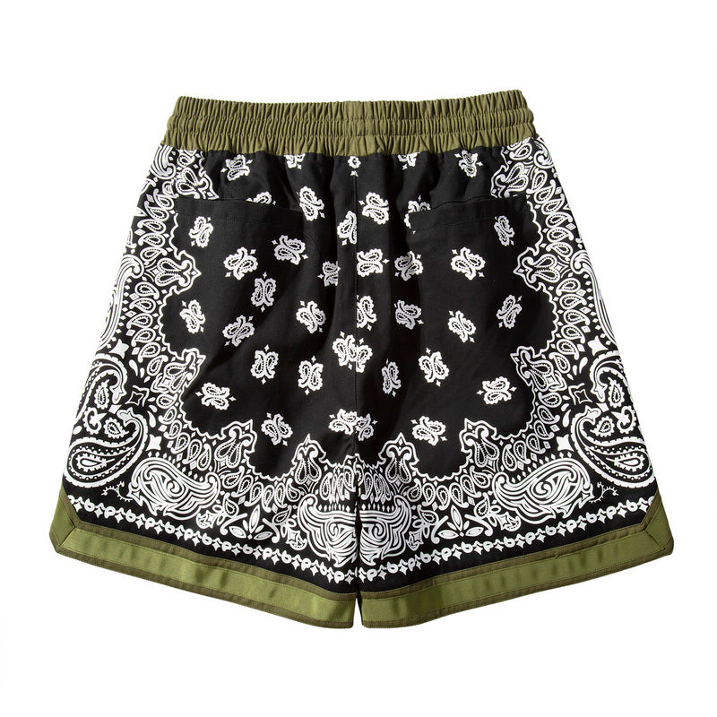 Green Bandana Shorts