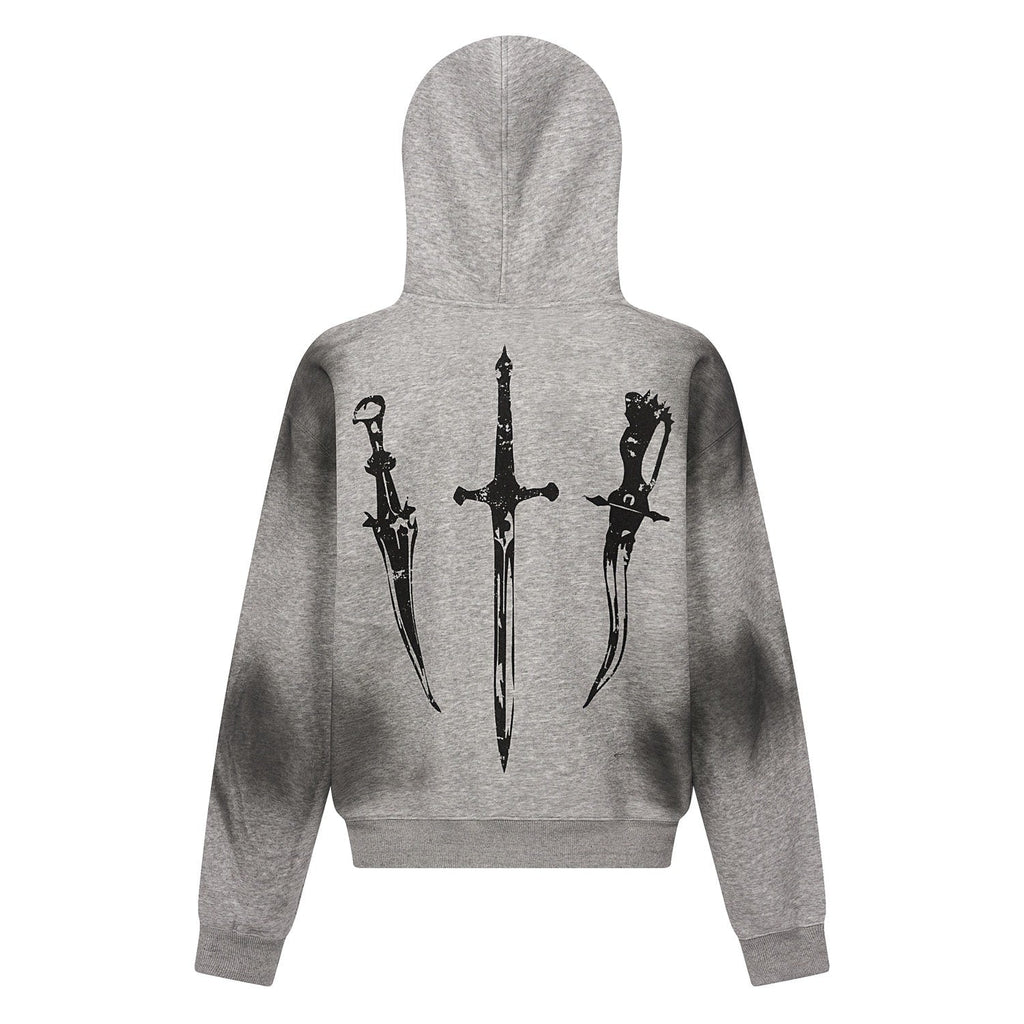 Grey Blades Hoodie