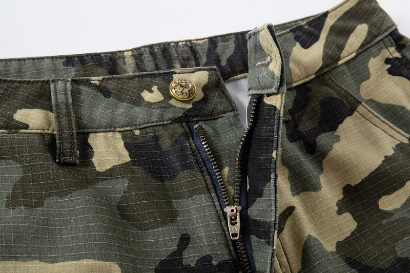 Camo Pearl Shorts Jeans