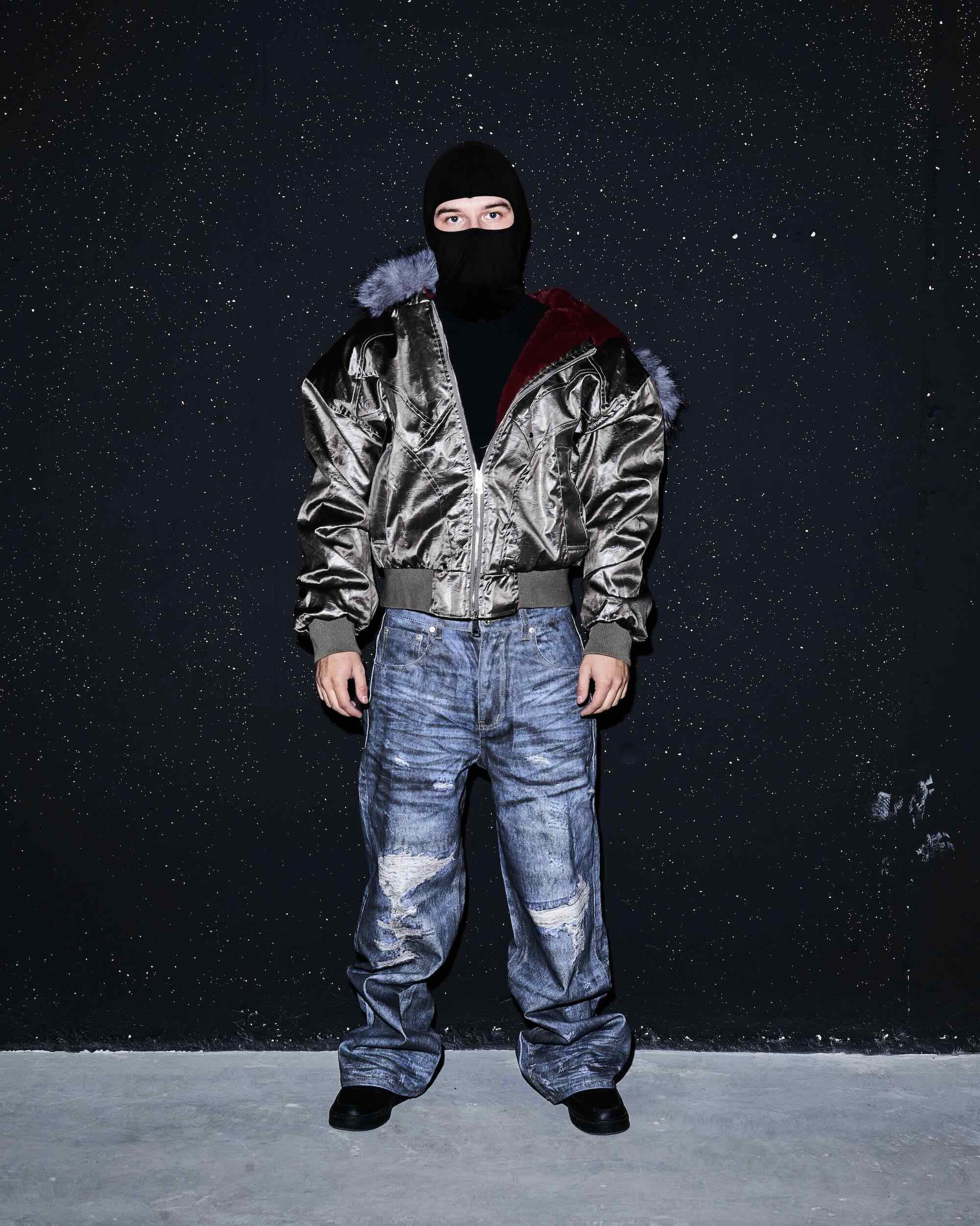 Illusion Ripped Baggy Jeans