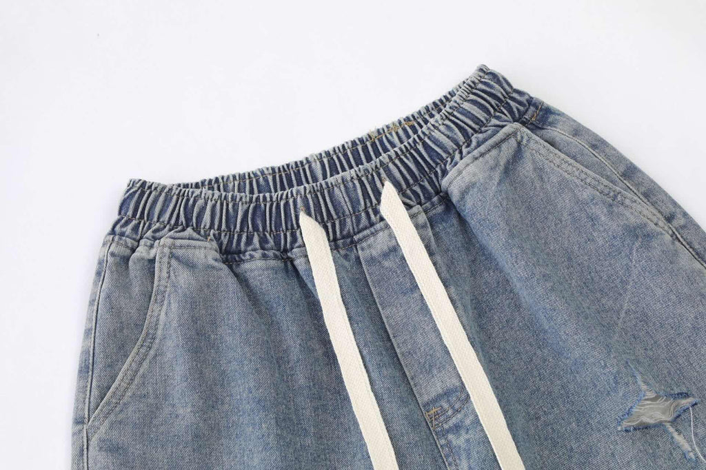 Blue Infinity Shorts Jeans
