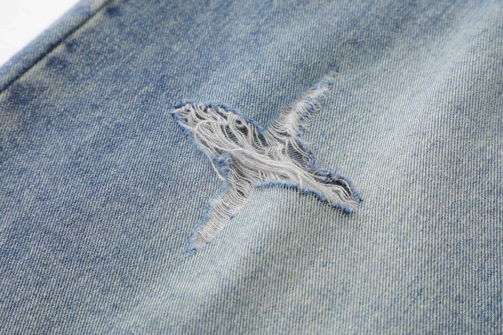 Blue Infinity Shorts Jeans