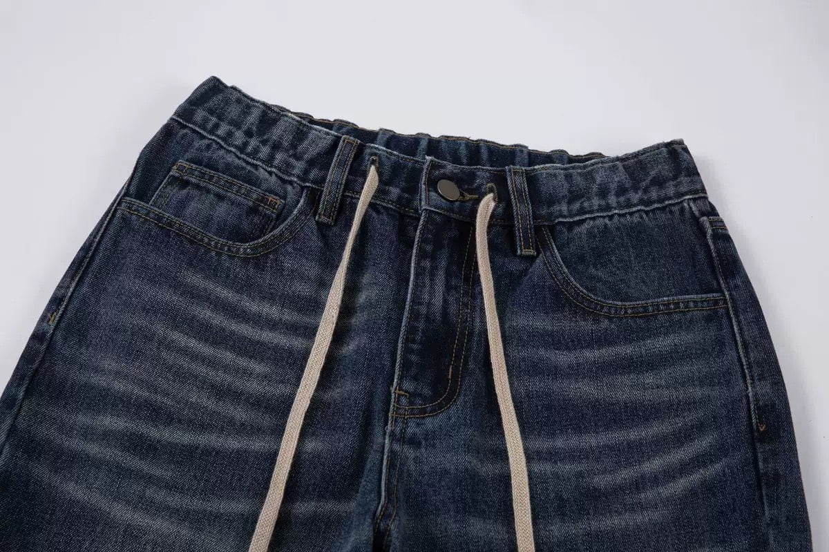 Laced Baggy Jeans