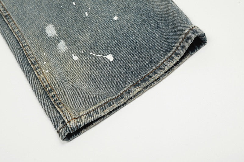 Painted Flare Jeans