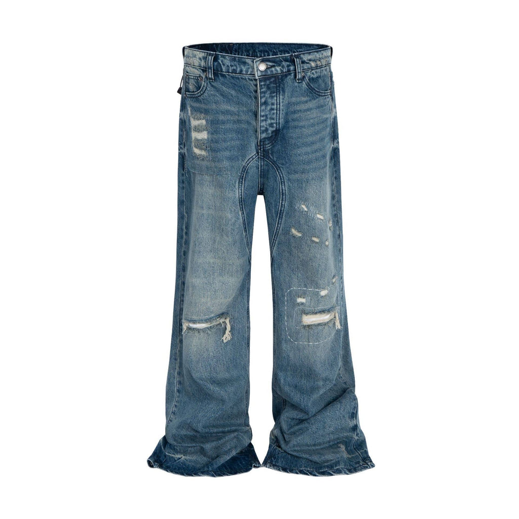 Street Patch Flare Jeans