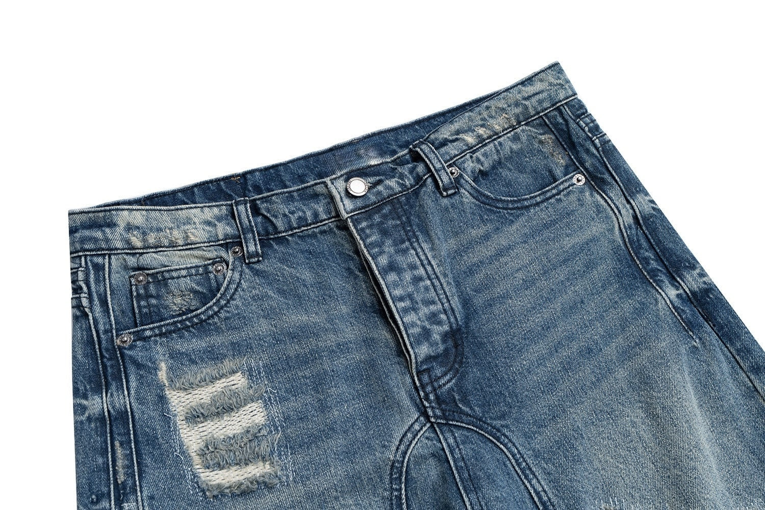 Street Patch Flare Jeans