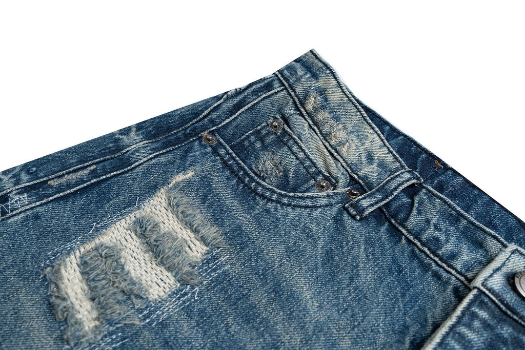 Street Patch Flare Jeans