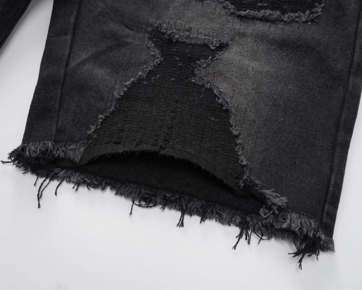 Black Rocket Shorts Jeans