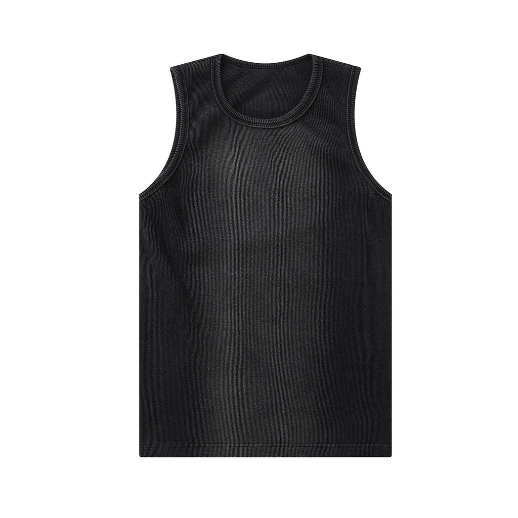 Washed Black Tank Top