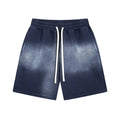 Washed Blue Jogger Shorts